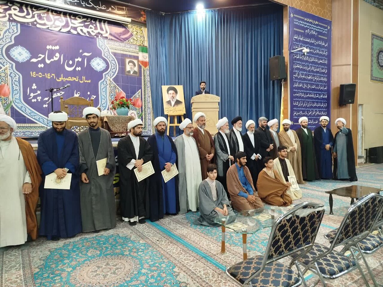 افتتاحیه مدرسه علمیه جعفریه شهرستان پیشوا با تأکید بر تداوم مسیر علمی حوزه‌های علمیه