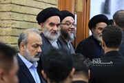 بالفيديو والصور.. مجلس الفاتحة على روح آية الله العظمى الشبيري الزنجاني في النجف