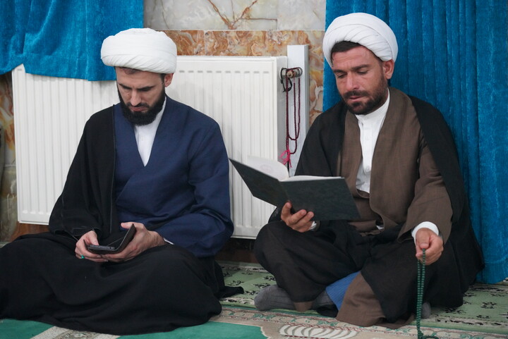 تصاویر/ بزرگداشت آیت‌الله شبیری زنجانی در حوزه علمیه بوشهر