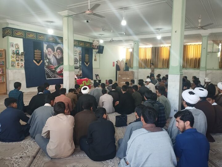 تصاویر/ برگزاری مراسم گرامیداشت آیت‌الله شبیری زنجانی، شهید سید حسن نصرالله در زاهدان