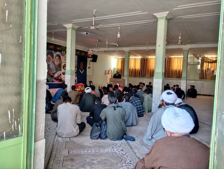 تصاویر/ برگزاری مراسم گرامیداشت آیت‌الله شبیری زنجانی، شهید سید حسن نصرالله در زاهدان