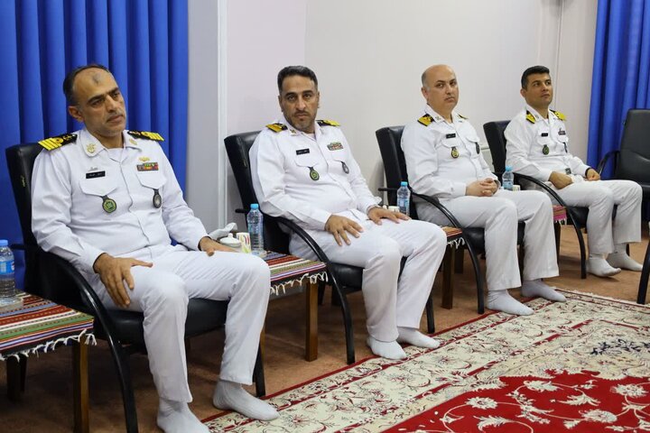 تصاویر/ دیدار فرمانده و مسئولان دانشگاه علوم دریایی امام خمینی (ره) نوشهر با نماینده ولی‌فقیه در مازندران