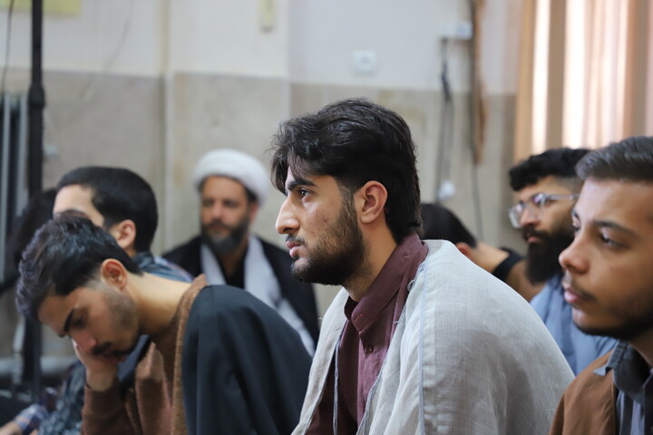 تصاویر/سخنرانی مدیر حوزه علمیه کردستان در جمع طلاب حوزه علمیه امام باقر علیه السلام کامیاران
