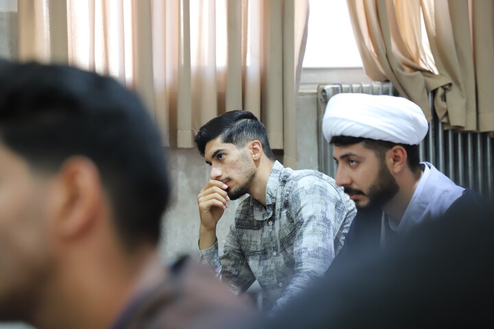 تصاویر/سخنرانی مدیر حوزه علمیه کردستان در جمع طلاب حوزه علمیه امام باقر علیه السلام کامیاران