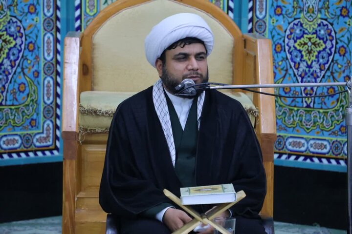 تصاویر/ مراسم ترحیم آیت الله العظمی شبیری زنجانی در جزیزه قشم