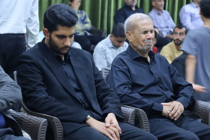 تصاویر/ مراسم ترحیم آیت الله العظمی شبیری زنجانی در جزیزه قشم