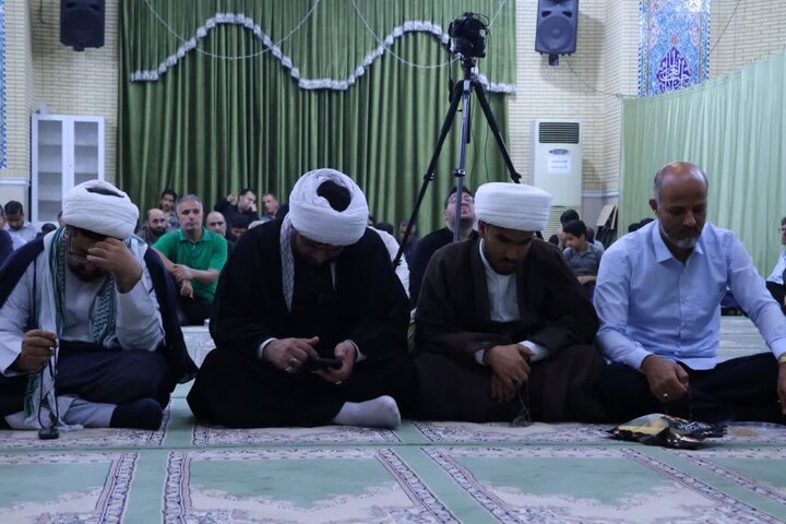 تصاویر/ مراسم ترحیم آیت الله العظمی شبیری زنجانی در جزیزه قشم