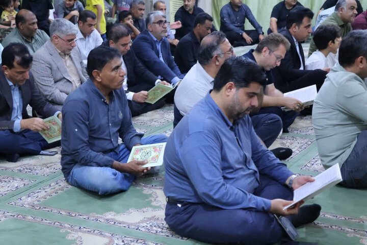 تصاویر/ مراسم ترحیم آیت الله العظمی شبیری زنجانی در جزیزه قشم