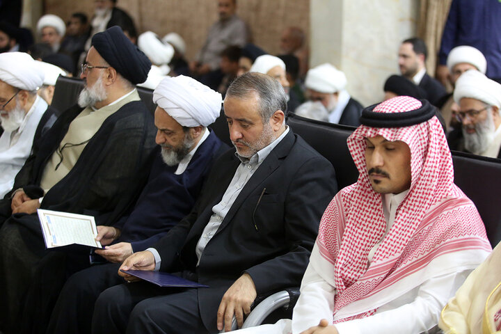 گرامیداشت آیت الله شبیری زنجانی در حرم حضرت معصومه (س)