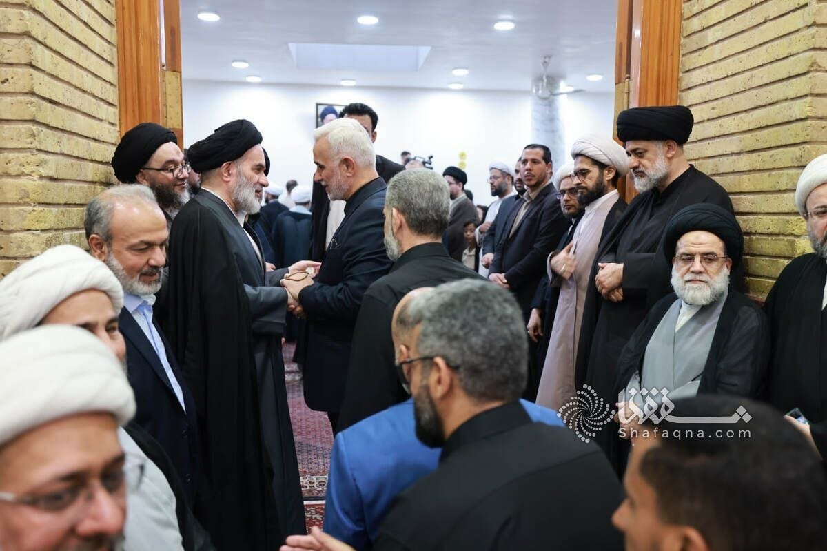 بالفيديو والصور.. مجلس الفاتحة على روح آية الله العظمى الشبيري الزنجاني في النجف