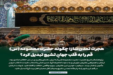 عکس نوشت| هجرت تمدن‌ساز؛ چگونه حضرت معصومه (س) قم را به قلب جهانِ تشیع تبدیل کرد؟
