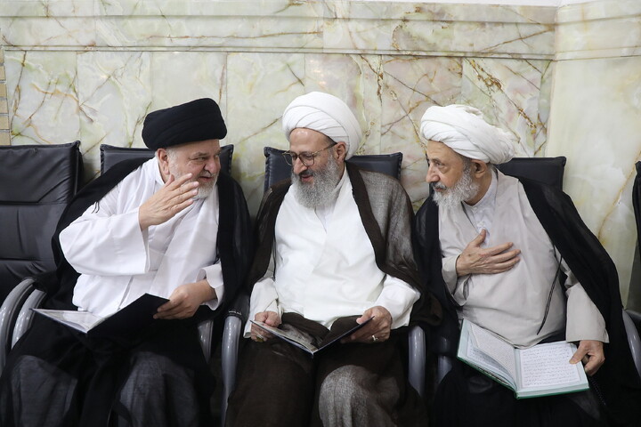 تصاویر/ بزرگداشت آیت‌الله العظمی شبیری زنجانی(ره) از سوی نهادهای عالی حوزوی