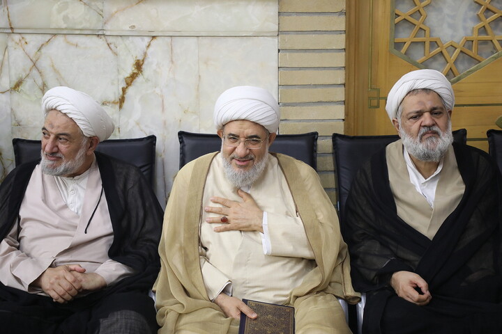 تصاویر/ بزرگداشت آیت‌الله العظمی شبیری زنجانی(ره) از سوی نهادهای عالی حوزوی