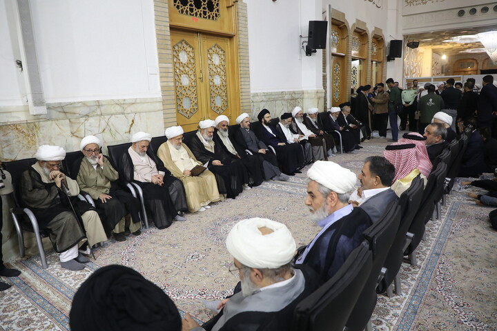 تصاویر/ بزرگداشت آیت‌الله العظمی شبیری زنجانی(ره) از سوی نهادهای عالی حوزوی