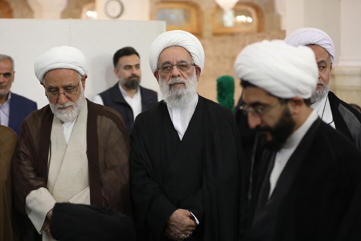 تصاویر/ بزرگداشت آیت‌الله العظمی شبیری زنجانی(ره) از سوی نهادهای عالی حوزوی