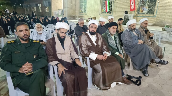 تصاویر/ مراسم یادواره شهدای روحانی در مدرسه علمیه قائمیه شهرستان بم
