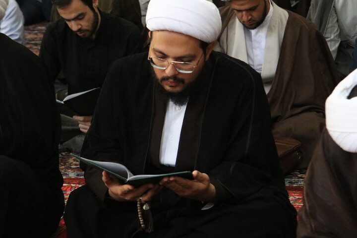 تصاویر/ مراسم بزرگداشت آیت الله شبیری زنجانی(ره) در حوزه علمیه همدان
