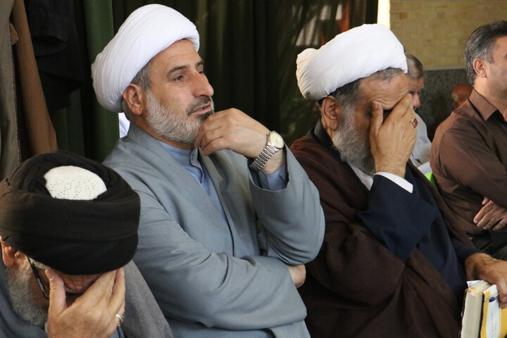 تصاویر/ مراسم بزرگداشت آیت الله شبیری زنجانی(ره) در حوزه علمیه همدان