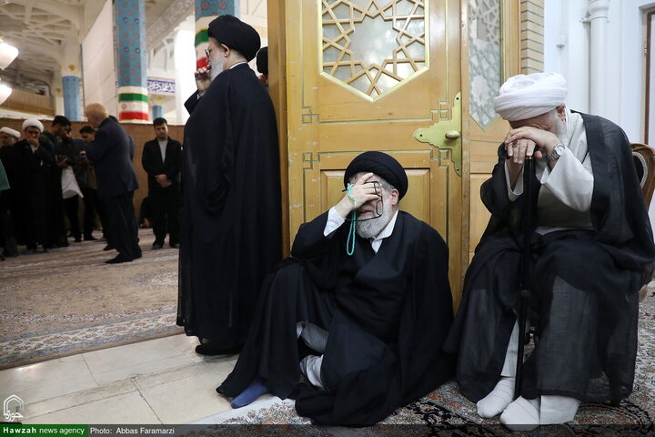 Photos/À Qom, les institutions du séminaire religieux rendent hommage au grand Ayatollah Shobeiri Zanjani