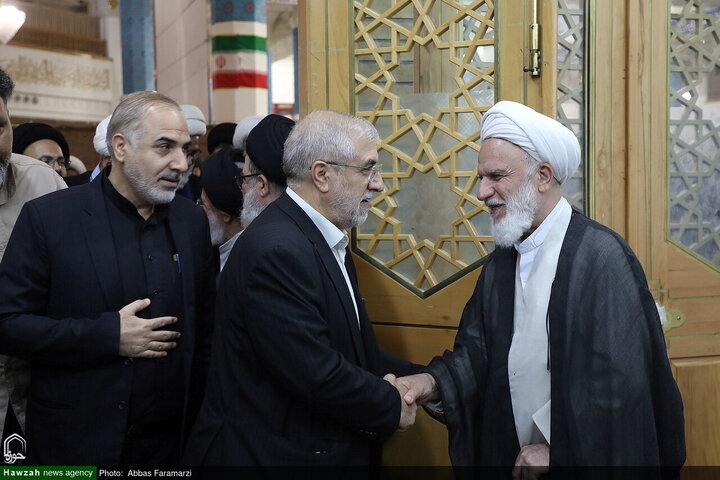 Photos/À Qom, les institutions du séminaire religieux rendent hommage au grand Ayatollah Shobeiri Zanjani
