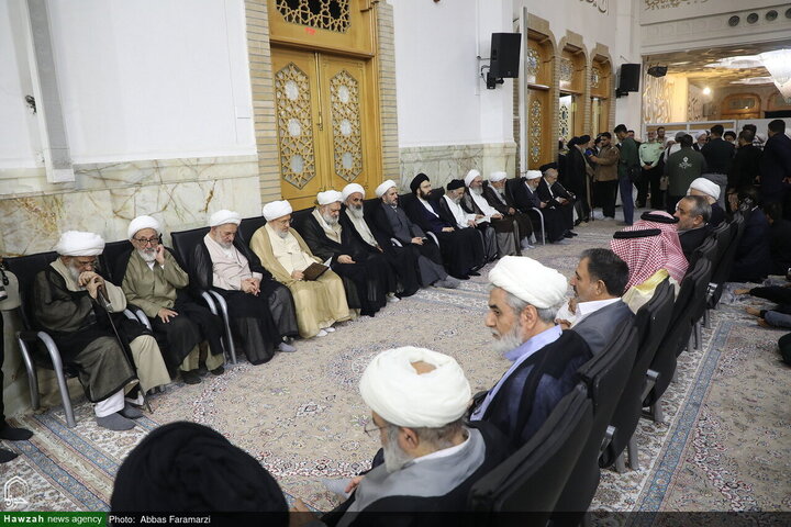 Photos/À Qom, les institutions du séminaire religieux rendent hommage au grand Ayatollah Shobeiri Zanjani