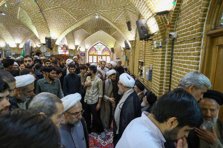تصاویر / مراسم گرامیداشت حضرت آیت الله العظمی سید موسی شبیری زنجانی (ره) در تبریز