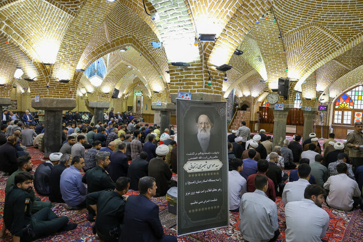 تصاویر / مراسم گرامیداشت حضرت آیت الله العظمی سید موسی شبیری زنجانی (ره) در تبریز