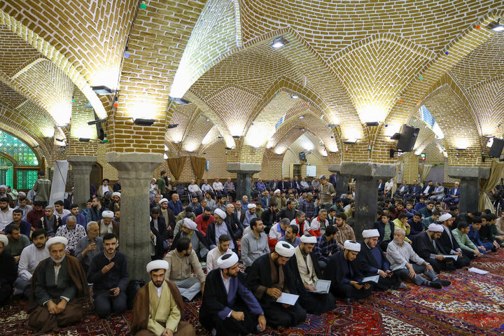 تصاویر / مراسم گرامیداشت حضرت آیت الله العظمی سید موسی شبیری زنجانی (ره) در تبریز