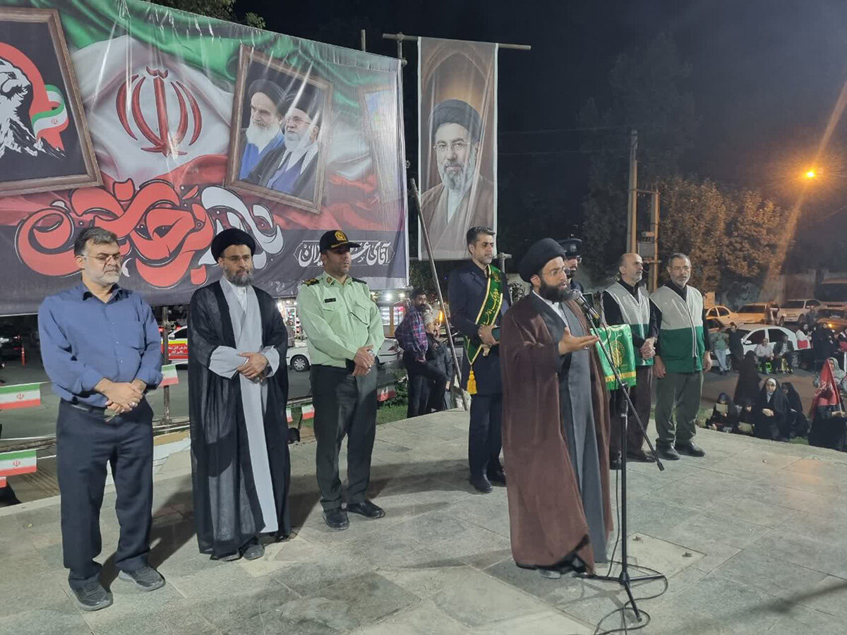 پرچم حرم کریمه اهل بیت(س) به مدارس نظرآباد البرز رفت