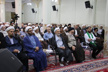 تصاویر/ مجلس بزرگداشت هفتمین روز ارتحال آیت الله العظمی شبیری زنجانی  از سوی آیت الله العظمی مظاهری