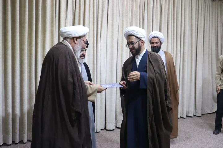 تصاویر/ مراسم تودیع و معارفه مدیر مدرسه علمیه امام خامنه‌ای ارومیه