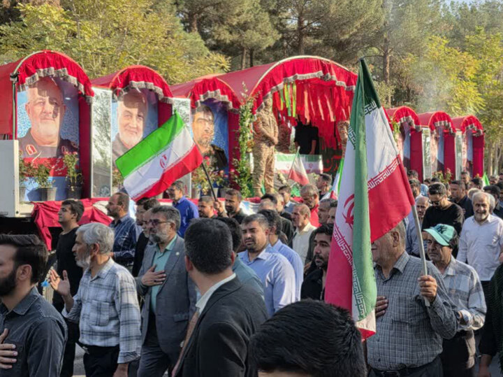 تصاویر/ تشییع شهید اقتدار محمدمهدی رضایی صدرآبادی در یزد