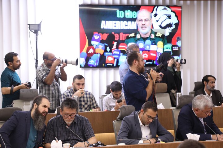 تصاویر/ نشست خبری سخنگوی سپاه پاسداران انقلاب اسلامی
