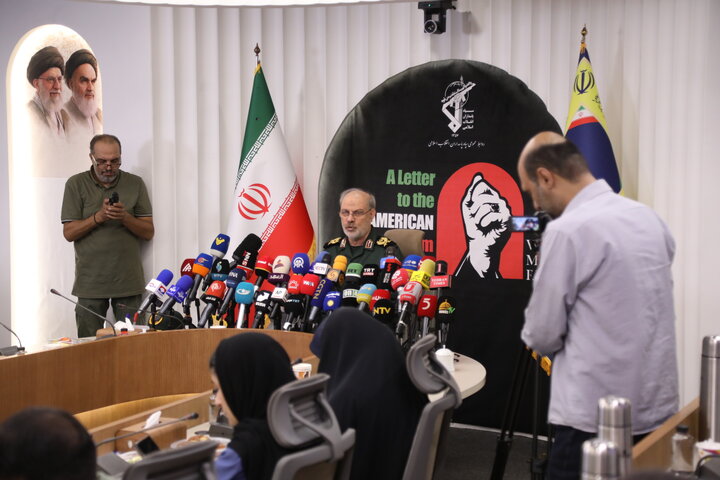 تصاویر/ نشست خبری سخنگوی سپاه پاسداران انقلاب اسلامی