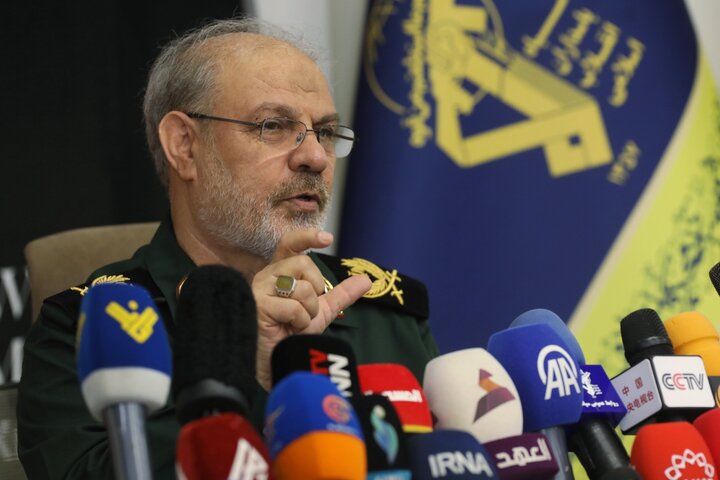 تصاویر/ نشست خبری سخنگوی سپاه پاسداران انقلاب اسلامی