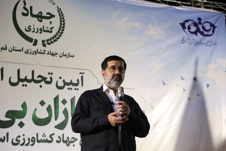 تصاویر/ آیین تجلیل از سنگرسازان بی‌سنگر