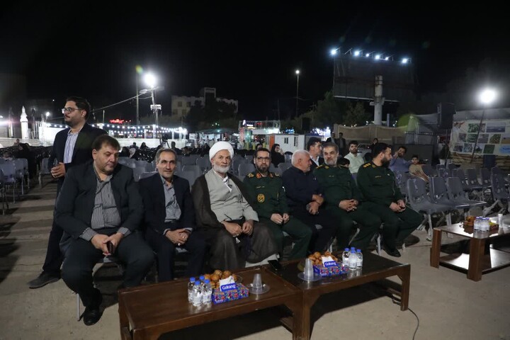تصاویر/ آیین تجلیل از سنگرسازان بی‌سنگر