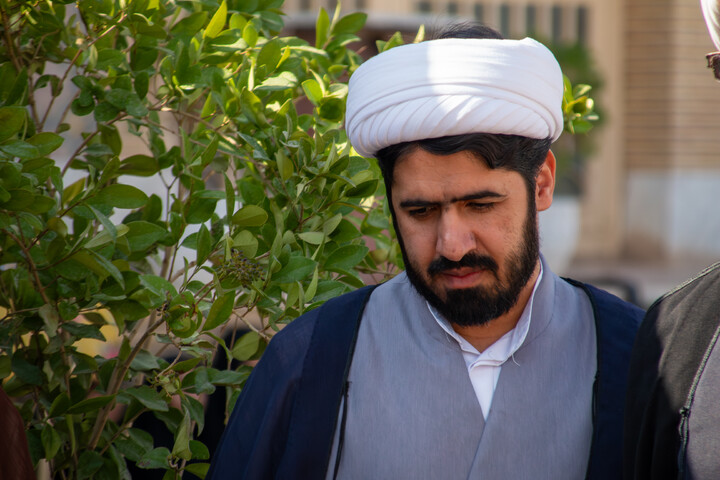 تصاویر/ تجدید میثاق مسئولین حوزه علمیه استان کرمان با آرمان های شهدا به مناسبت هفته دفاع مقدس