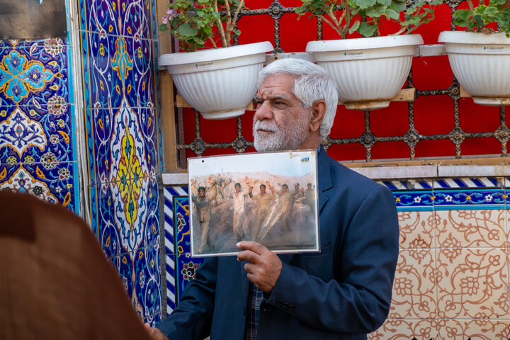 تصاویر/ تجدید میثاق مسئولین حوزه علمیه استان کرمان با آرمان های شهدا به مناسبت هفته دفاع مقدس