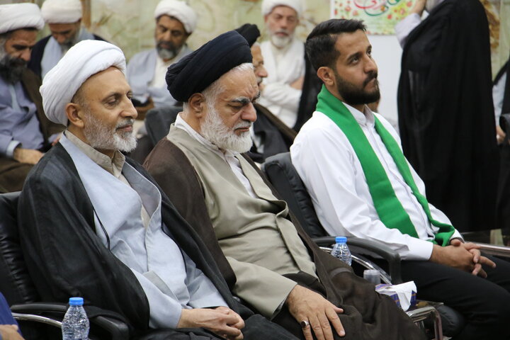 تصاویر/ مجلس بزرگداشت هفتمین روز ارتحال آیت الله العظمی شبیری زنجانی  از سوی آیت الله العظمی مظاهری