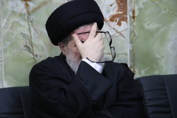 تصاویر/ مجلس بزرگداشت هفتمین روز ارتحال آیت الله العظمی شبیری زنجانی  از سوی آیت الله العظمی مظاهری