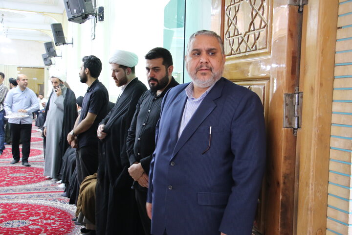 تصاویر/ مجلس بزرگداشت هفتمین روز ارتحال آیت الله العظمی شبیری زنجانی  از سوی آیت الله العظمی مظاهری