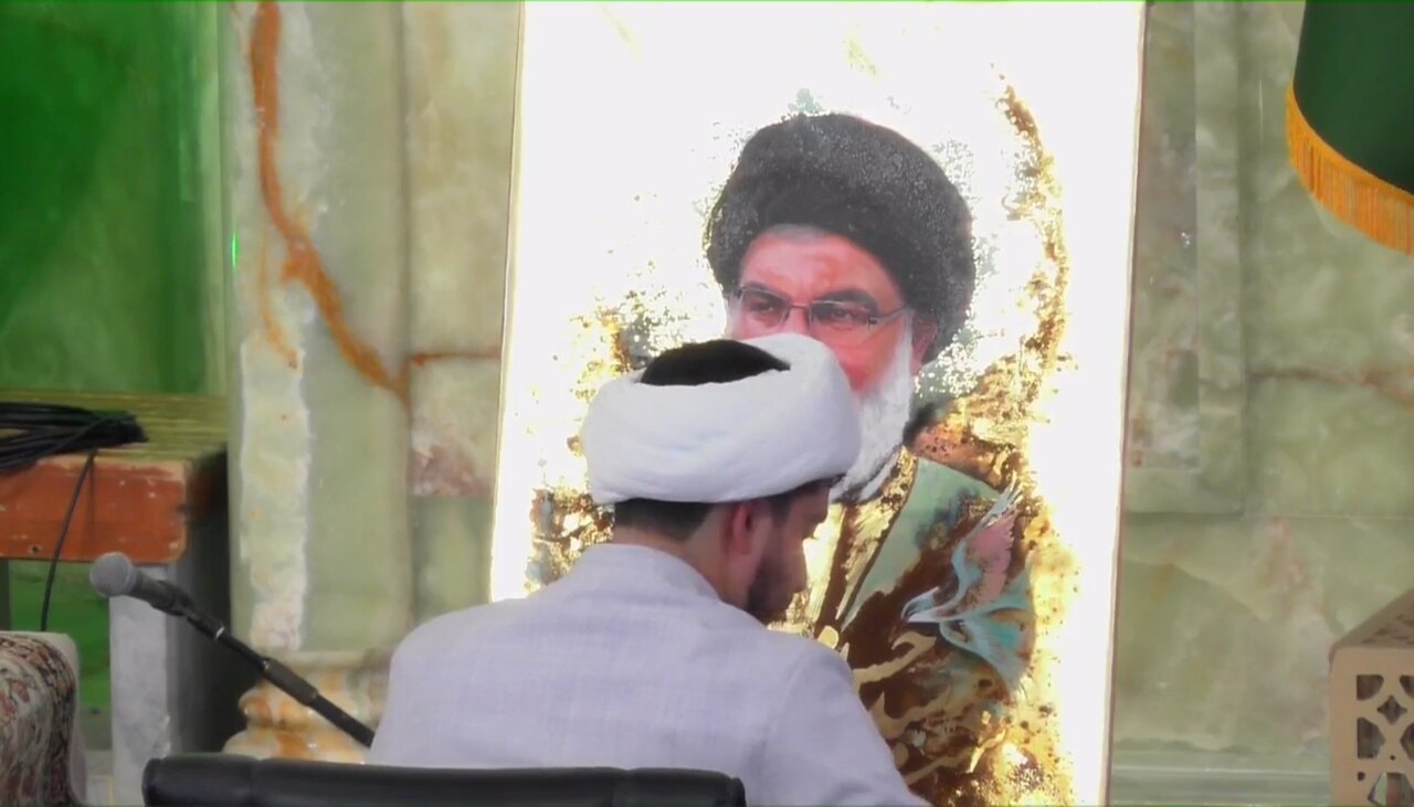 دومین سالگرد شهادت سید حسن نصرالله در حرم مطهر رضوی