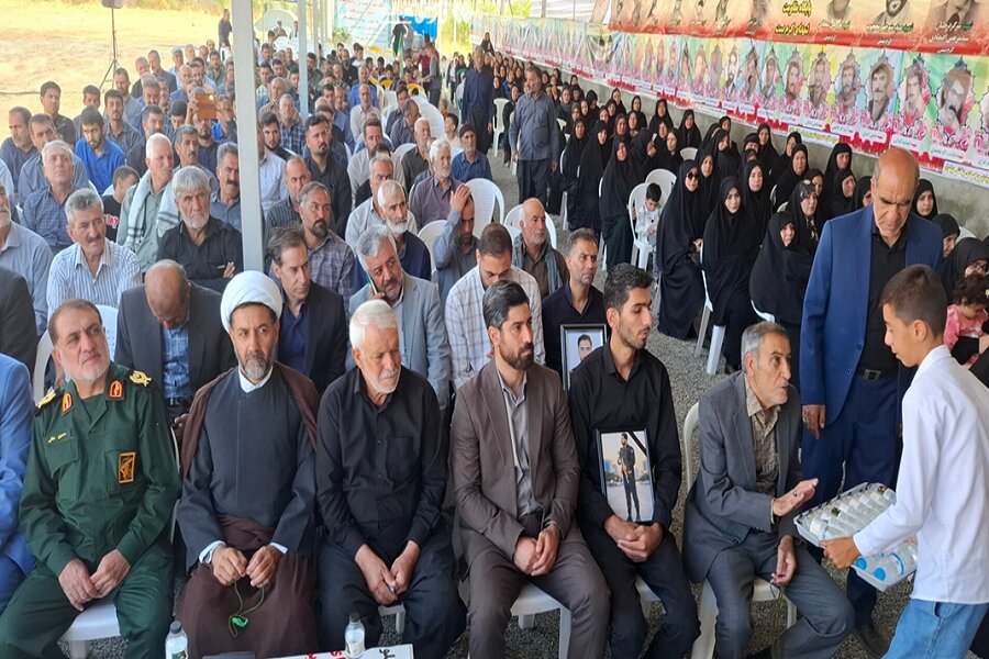 یادواره شهدای بخش بیلوار کرمانشاه با تجلیل از خانواده‌های معظم شهدا برگزار شد
