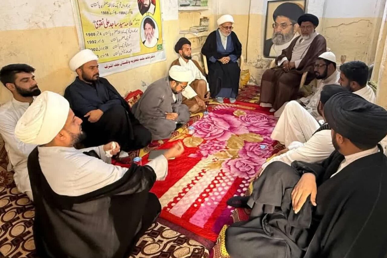 نجف اشرف؛ پاکستانی معروف عالمِ دین کی دفتر قائد ملت جعفریہ آمد / دینی و تنظیمی امور پر گفتگو