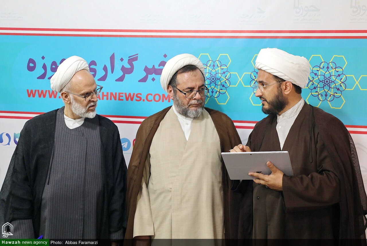 المدعي الخاص لرجال الدين في محافظة قم يزور وكالة أنباء الحوزة + صور