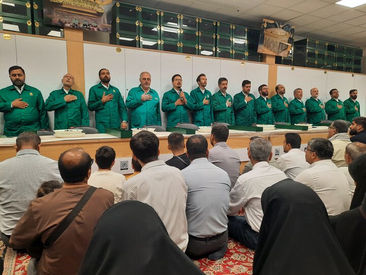 بازدید طلاب مدرسه علمیه حضرت رقیه(س) برازجان از بخش شمیم رضوان حرم مطهر رضوی
