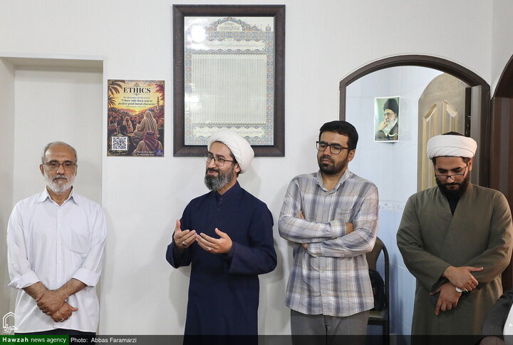 المدعي الخاص لرجال الدين في محافظة قم يزور مركز الإعلام والفضاء الافتراضي للحوزات العلمية