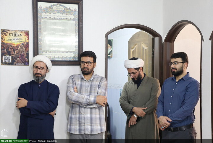 المدعي الخاص لرجال الدين في محافظة قم يزور مركز الإعلام والفضاء الافتراضي للحوزات العلمية