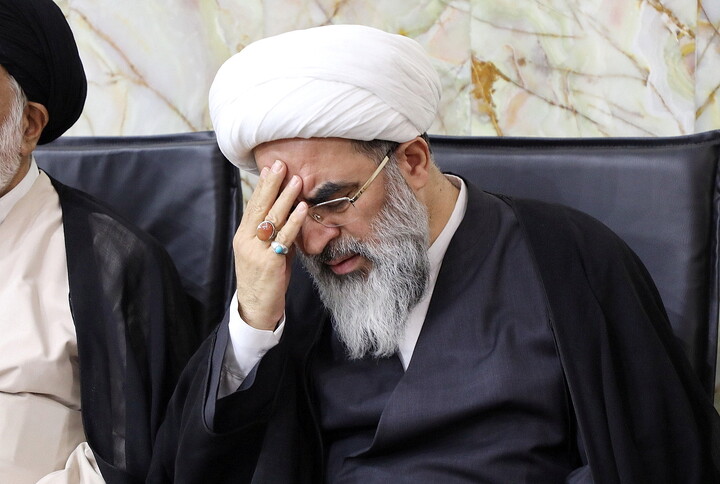 تصاویر/ مراسم بزرگداشت آیت‌الله العظمی شبیری‌زنجانی از آیت الله العظمی مکارم شیرازی